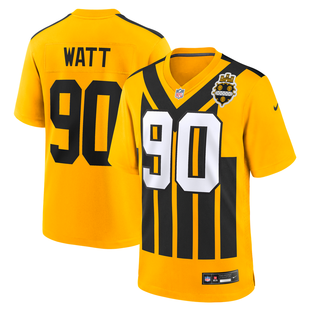 Pittsburgh Steelers T.J. Watt Nike Black Game Jersey