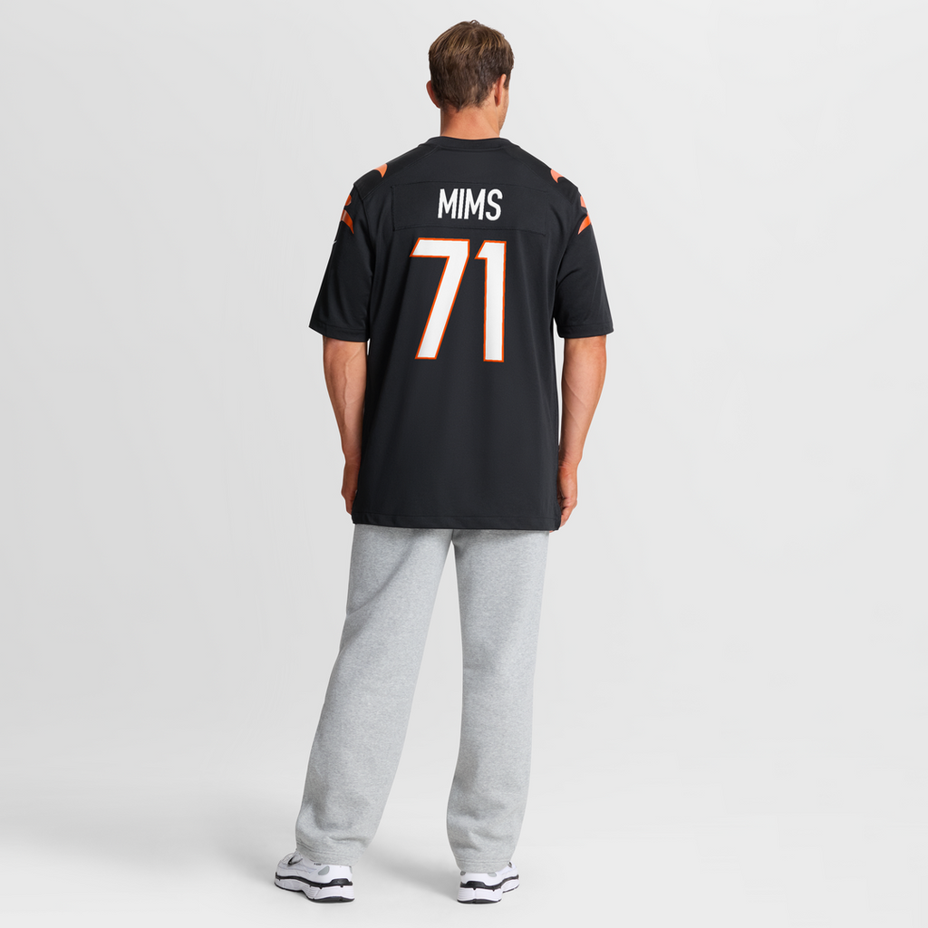 Cincinnati Bengals Amarius Mims Nike Black Player Game Jersey