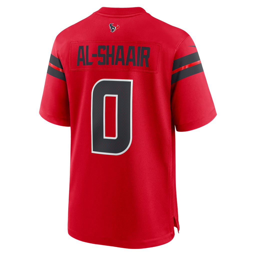 Houston Texans Azeez Al-Shaair Nike Navy Team Game Jersey