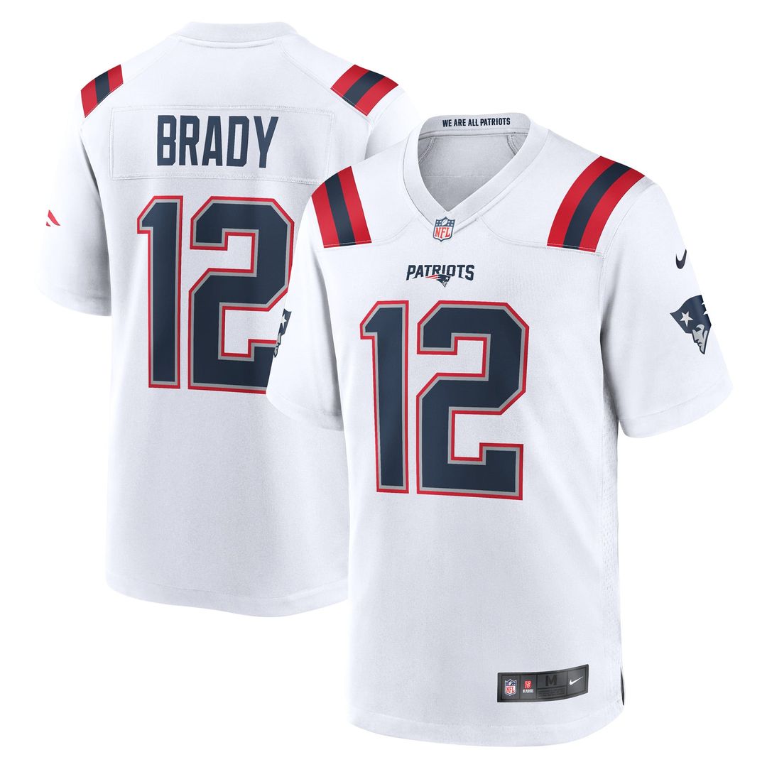 New England Patriots Nike Navy Game Retired Player Jersey