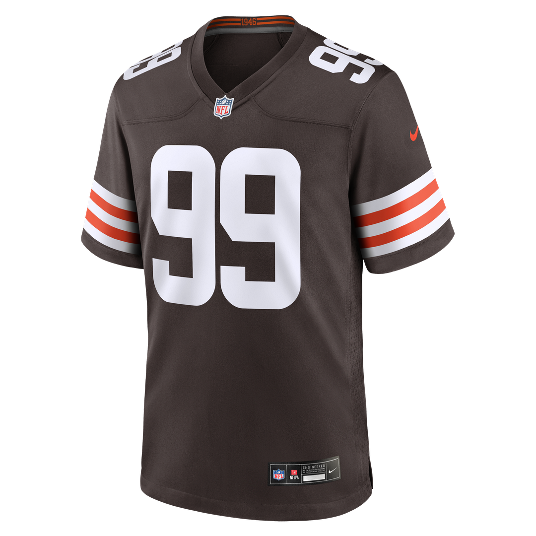 Cleveland Browns Logan Fano Nike Brown Team Game Jersey