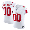 San Francisco 49ers Nike White Vapor F.U.S.E. Elite Custom Jersey