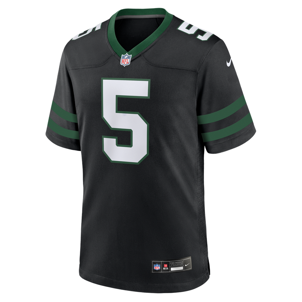 New York Jets Garrett Wilson Nike Legacy White Game Jersey