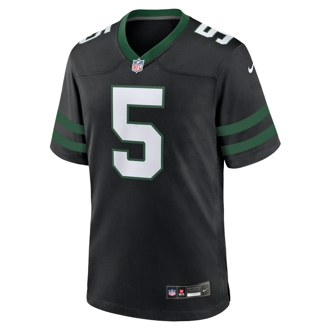 New York Jets Garrett Wilson Nike Legacy White Game Jersey