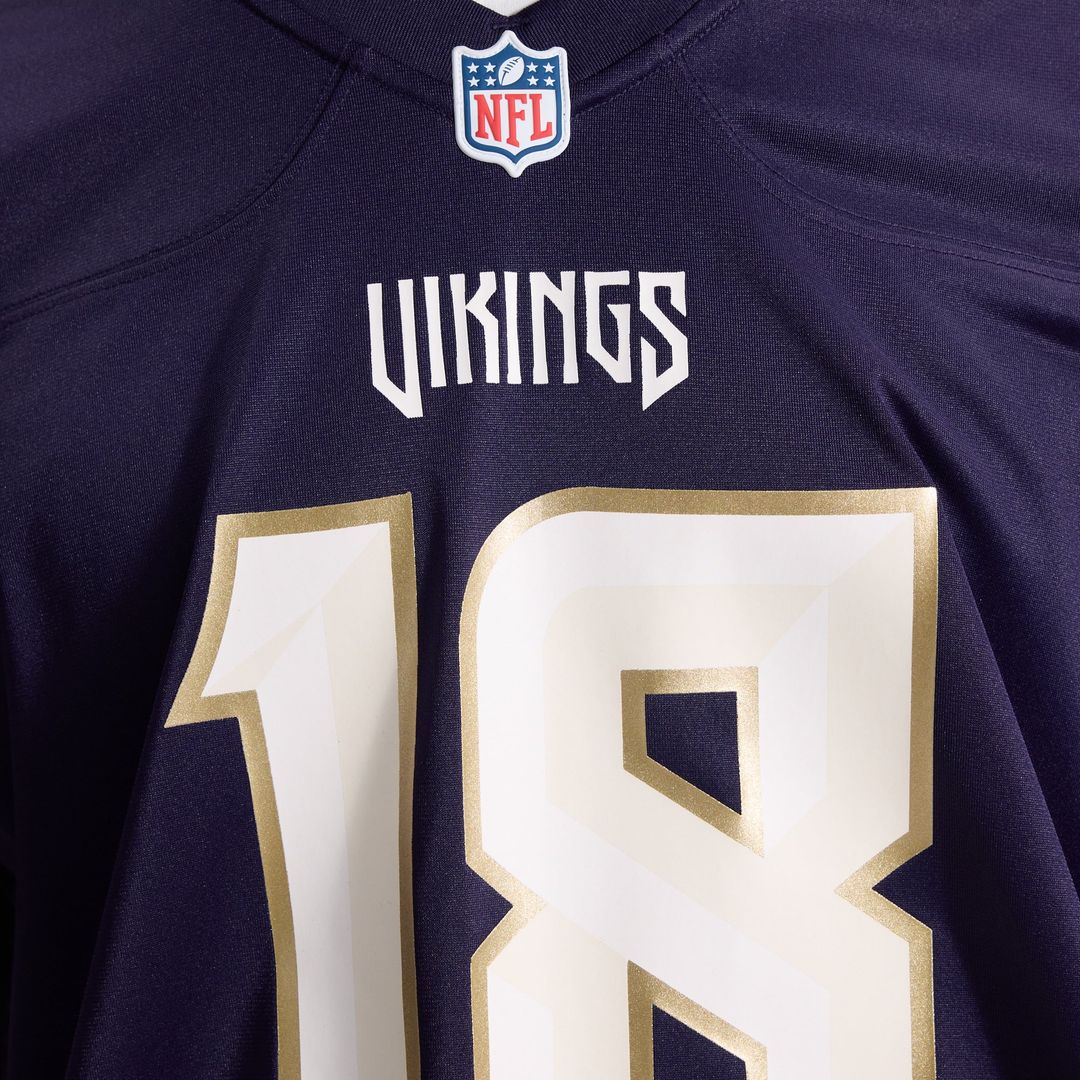 Minnesota Vikings Justin Jefferson Nike Purple 2026 Rivalries Collection Game Jersey
