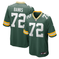 Green Bay Packers Brant Banks Nike Green Team Game Jersey
