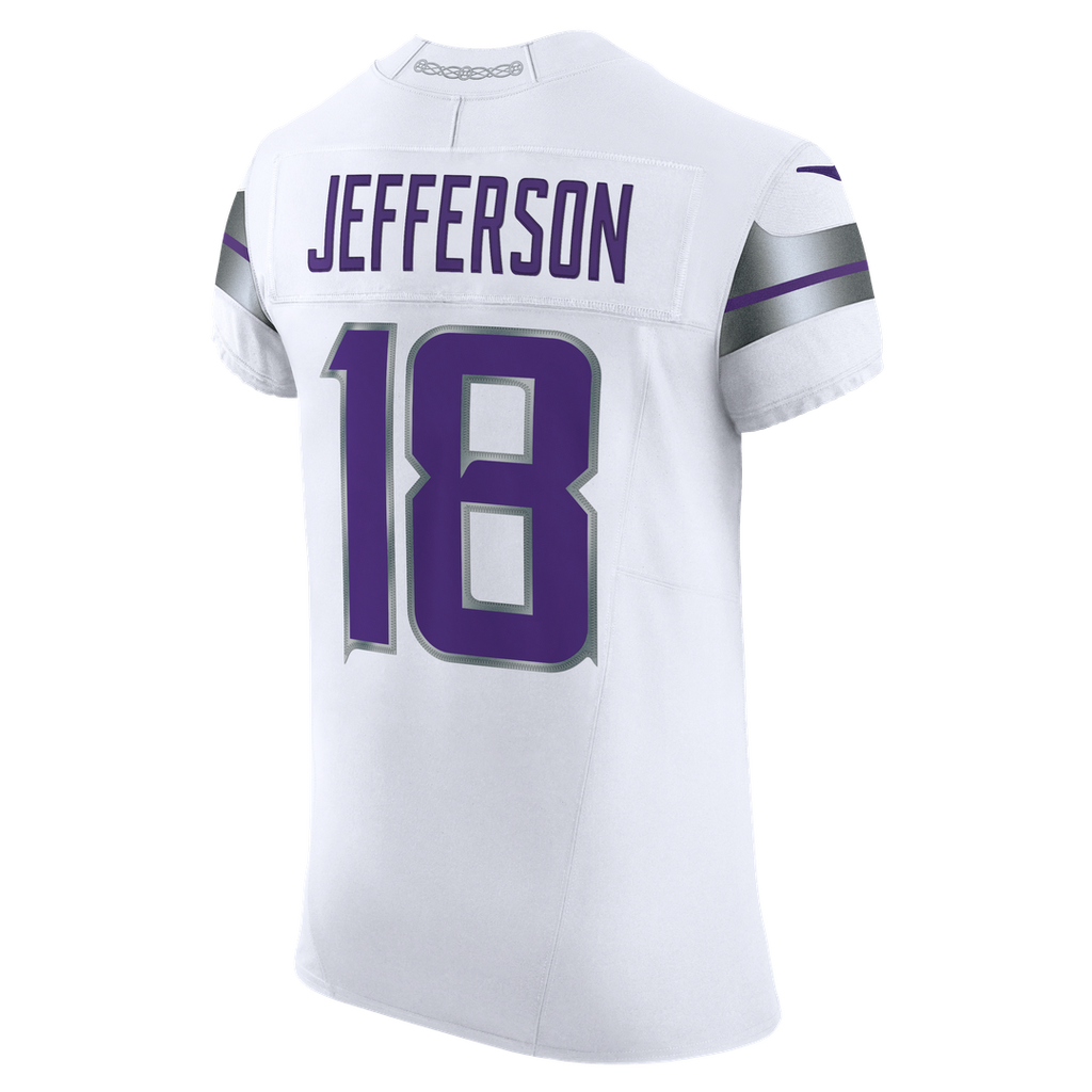 Minnesota Vikings Justin Jefferson Nike White Alternate Vapor F.U.S.E. Elite Player Jersey