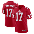 San Francisco 49ers Jordan Watkins Nike Scarlet Team Game Jersey