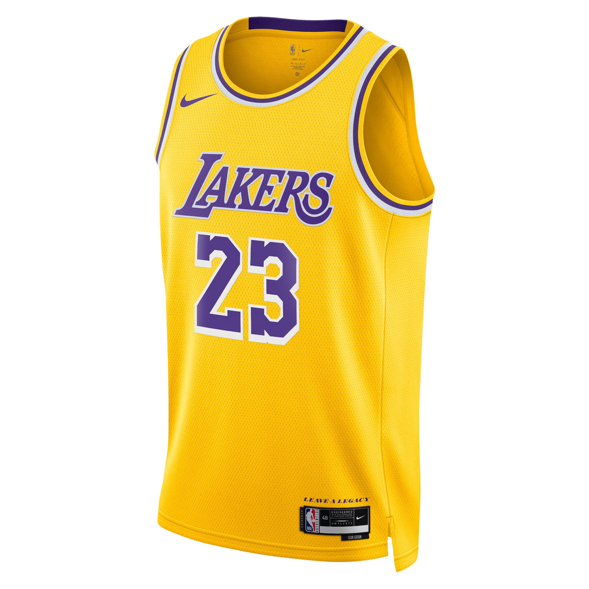 Los Angeles Lakers Nike Icon Swingman Jersey - James 23