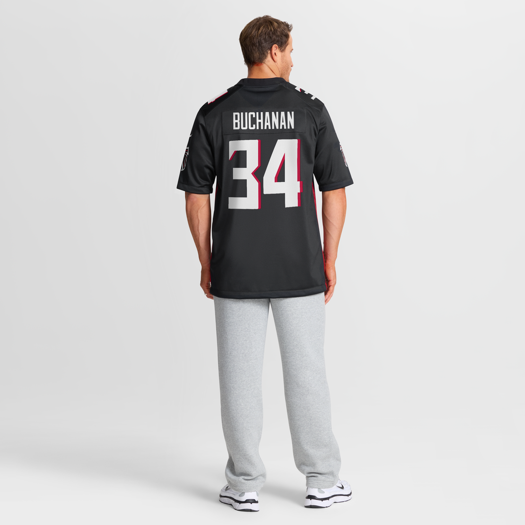 Atlanta Falcons Ray Buchanan Nike Black Game Retired Player Jersey