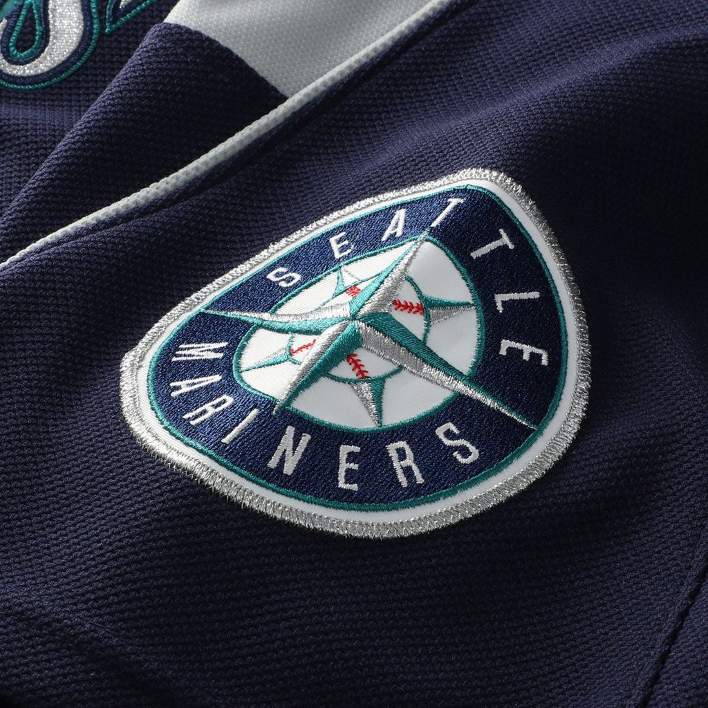 Seattle Mariners Ichiro Suzuki Mitchell & Ness Navy Cooperstown Collection Batting Practice Jersey