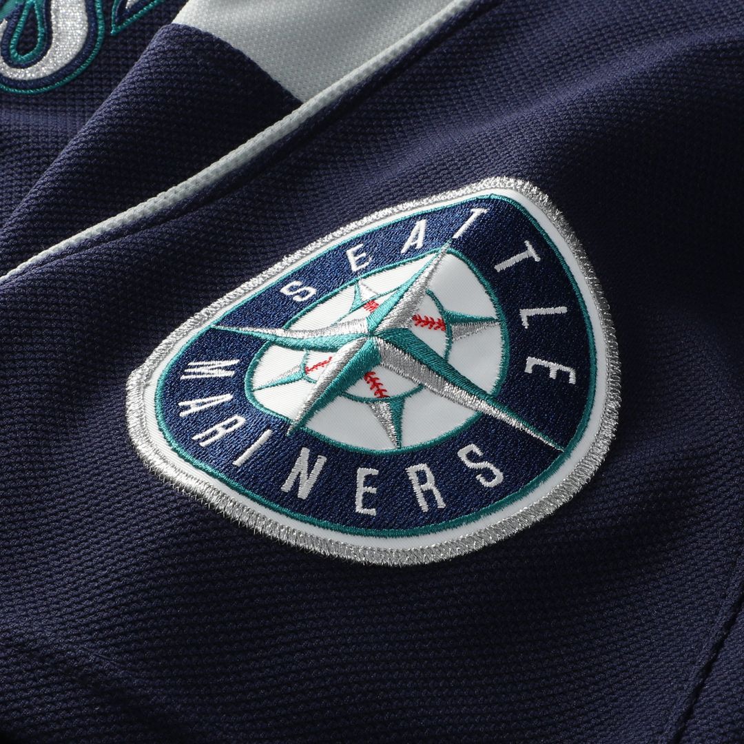 Seattle Mariners Ichiro Suzuki Mitchell & Ness Navy Cooperstown Collection Batting Practice Jersey
