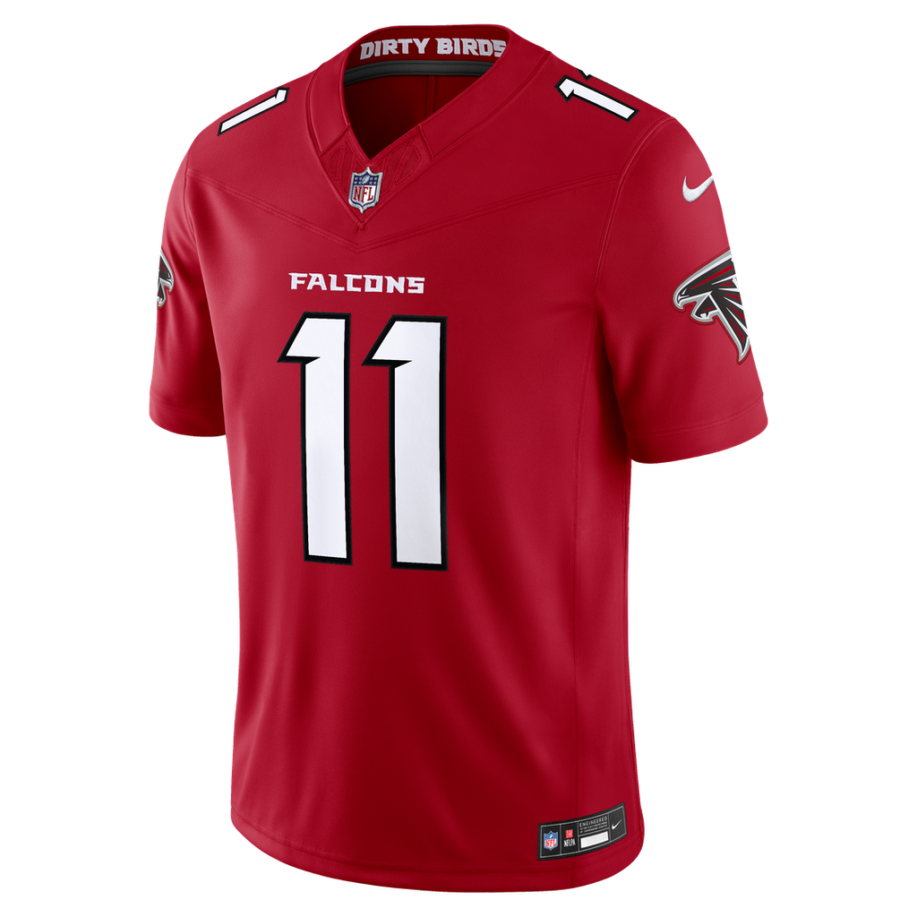 Atlanta Falcons Jalon Walker Nike White Vapor F.U.S.E. Stitched Limited Jersey