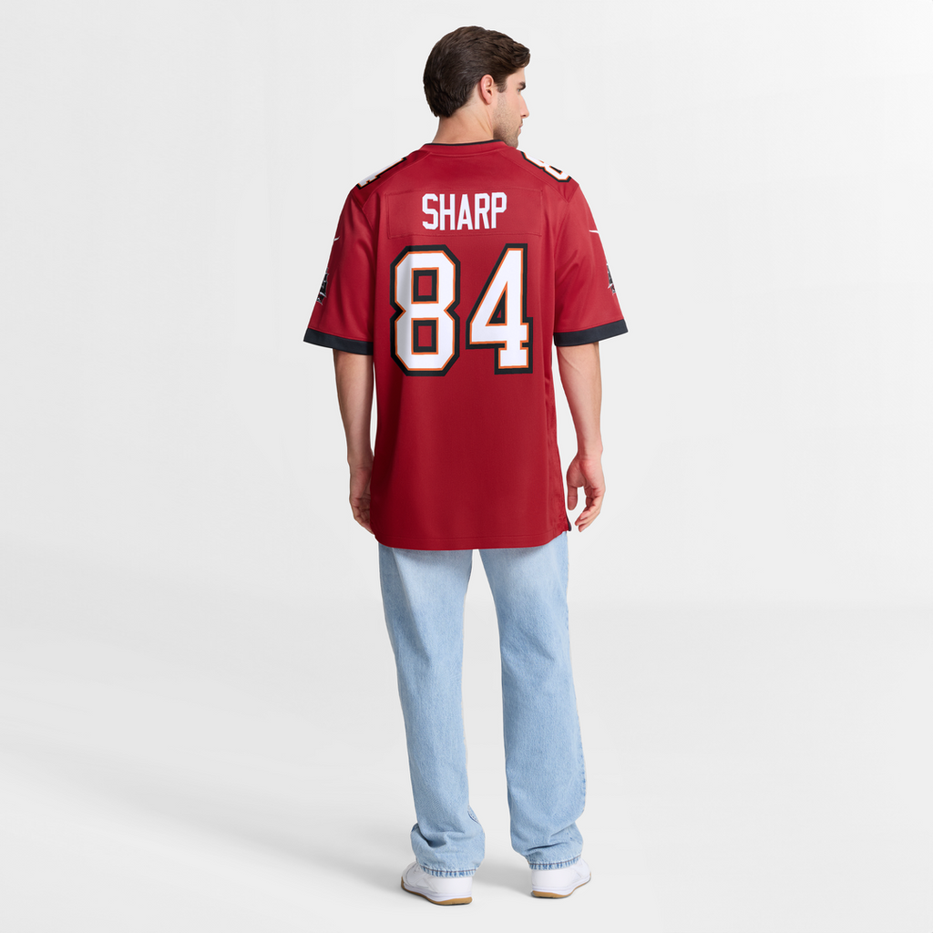 Tampa Bay Buccaneers Bauer Sharp Nike Red Team Game Jersey