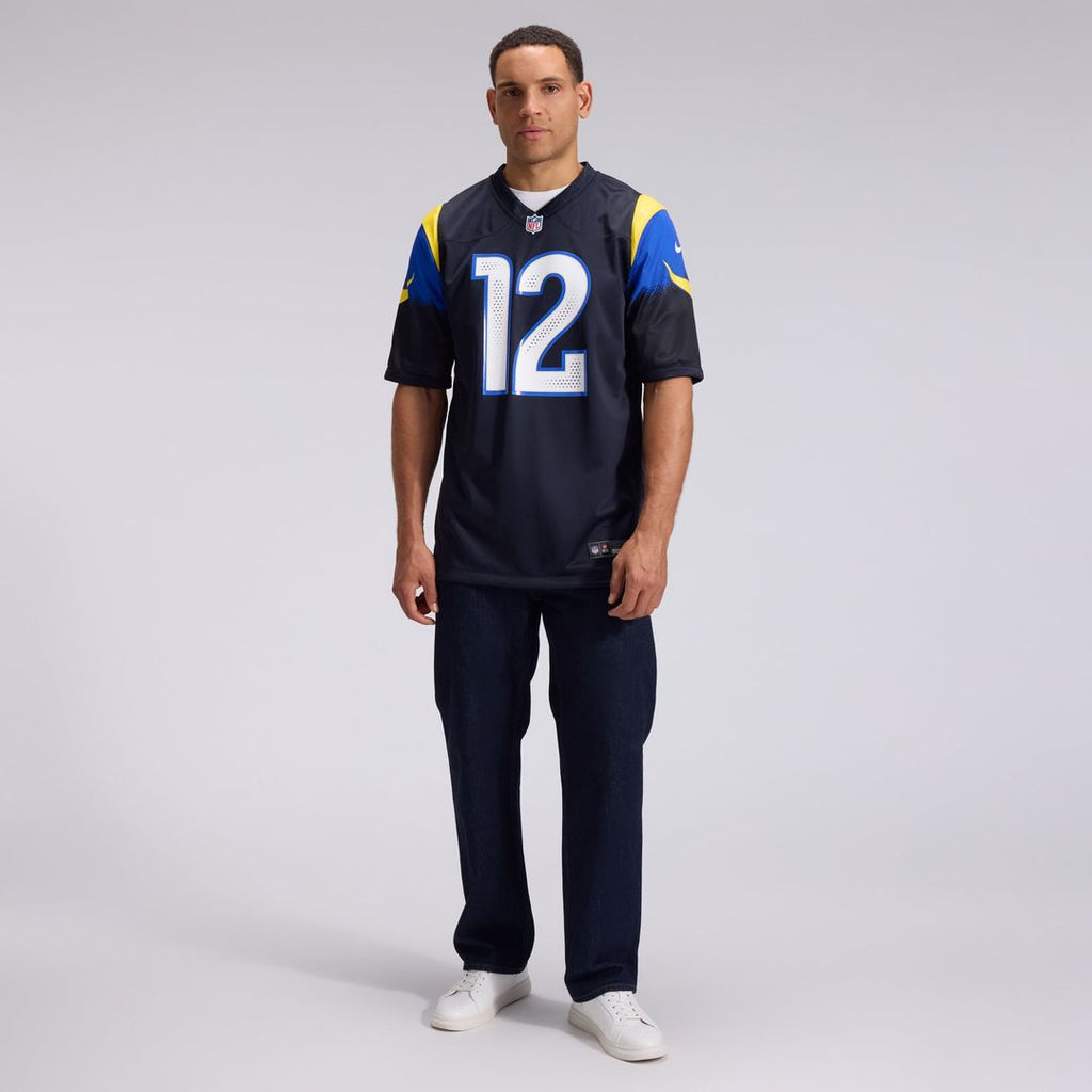 Los Angeles Rams Puka Nacua Nike Dark Blue Rivalries Collection Game Jersey