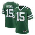 New York Jets Adonai Mitchell Nike Legacy Green Team Game Jersey