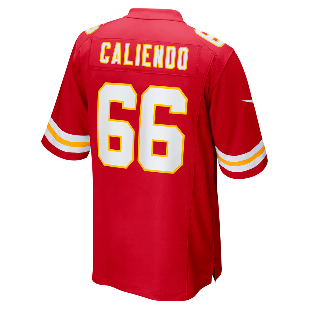 Kansas City Chiefs Mike Caliendo Nike Red Game Player Jersey