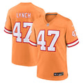 Tampa Bay Buccaneers John Lynch Nike Orange Throwback Game Jersey