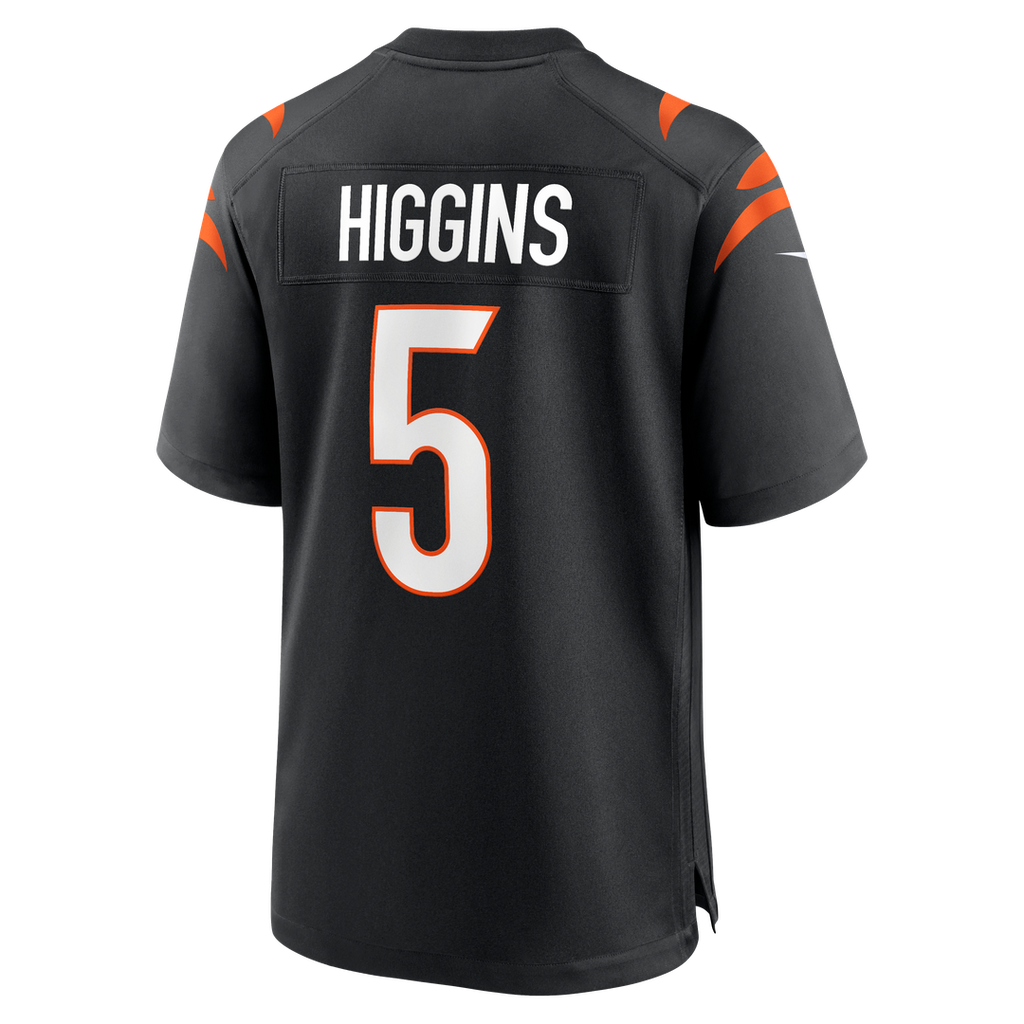 Cincinnati Bengals Tee Higgins Nike Black Game Player Jersey