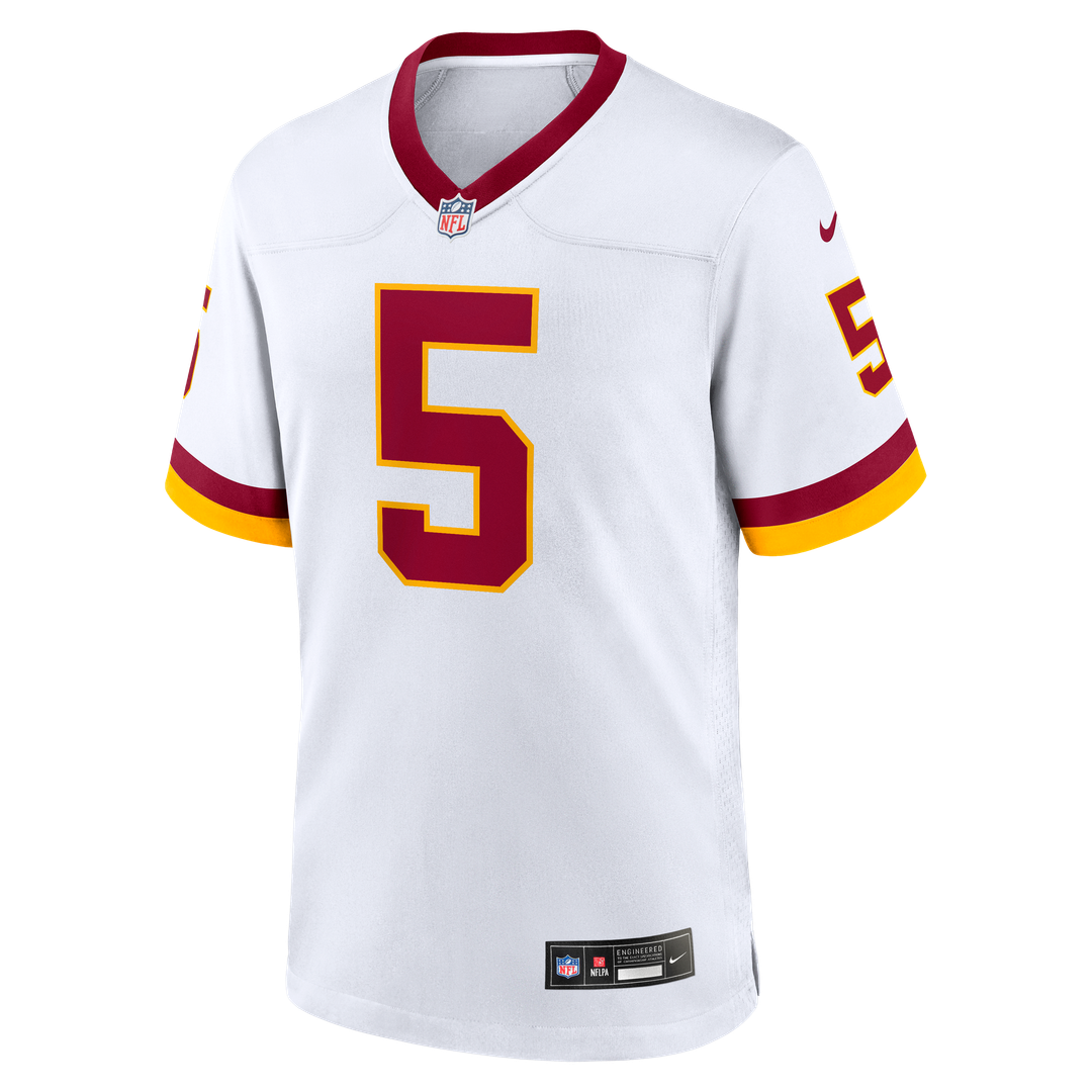 Hail Raiser Washington Commanders Jayden Daniels Nike Black Alternate Game Jersey