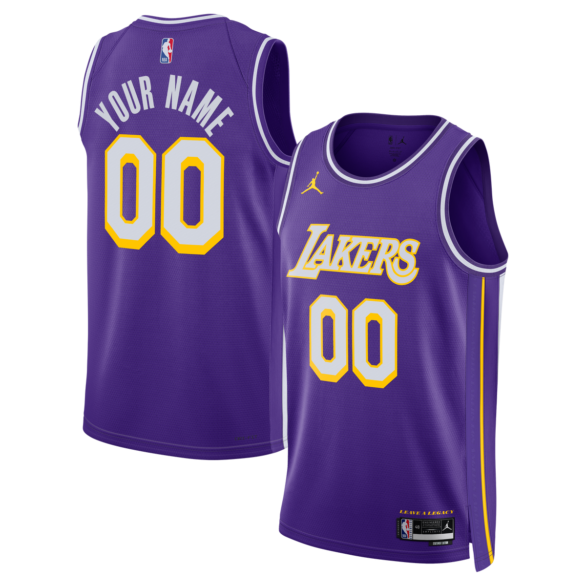 Los Angeles Lakers Jordan Statement Jersey - Custom - Unisex