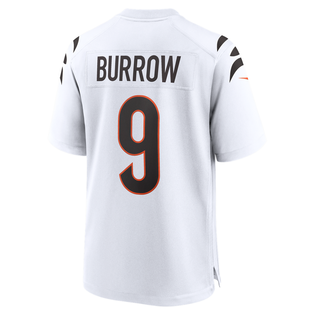 Cincinnati Bengals Joe Burrow Nike White Game Jersey