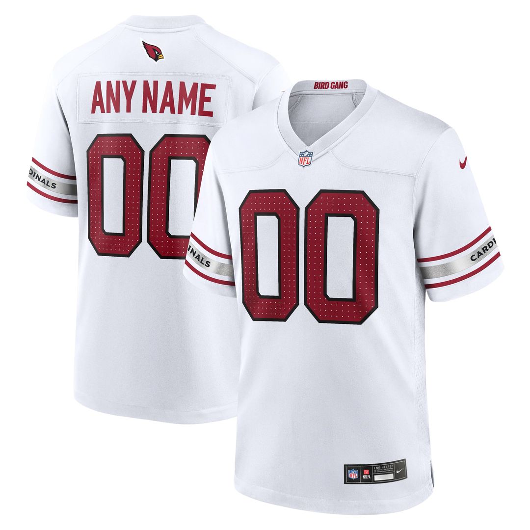 Arizona Cardinals Nike Cardinal Custom Game Jersey
