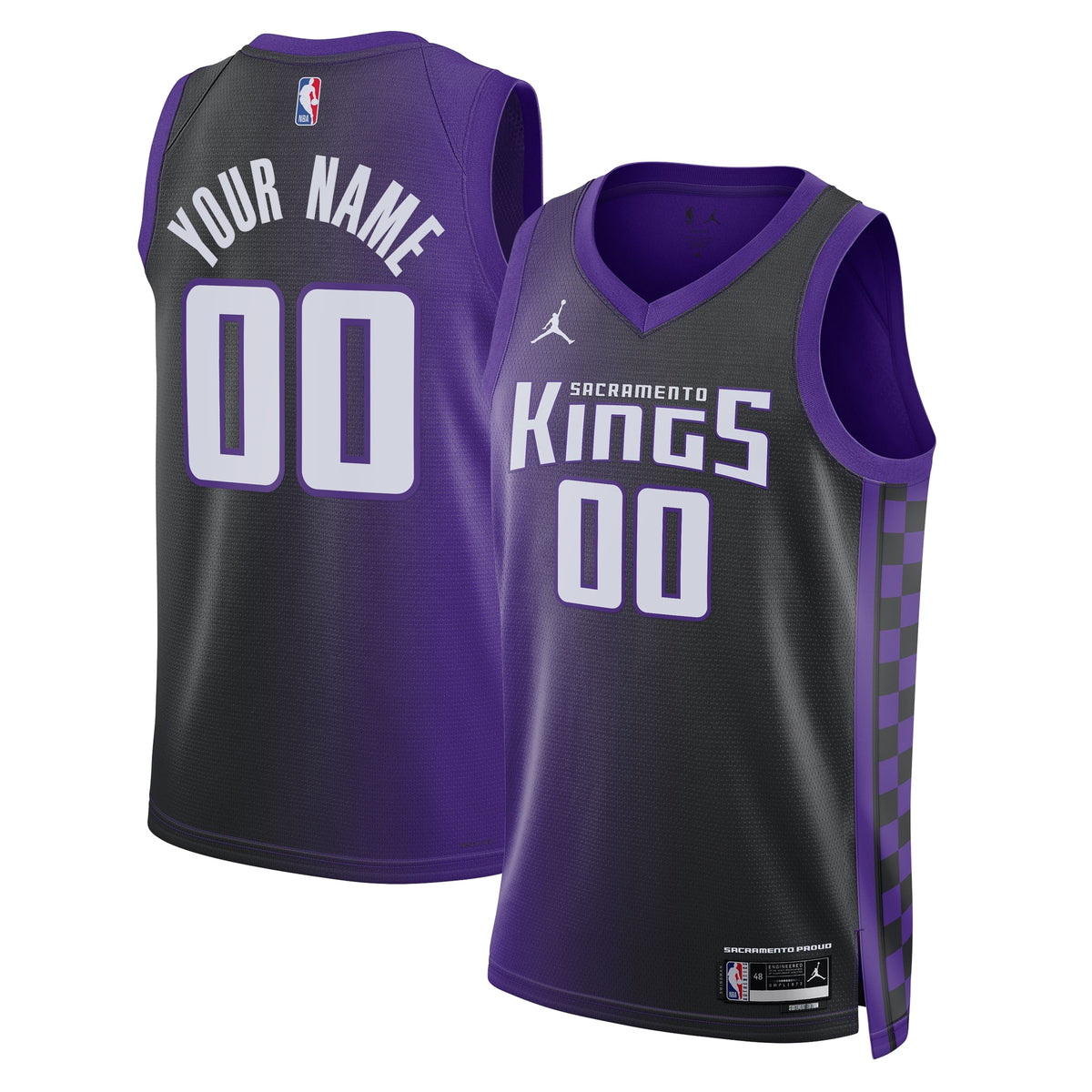 Sacramento Kings Jordan Statement Swingman Jersey - Custom - Unisex