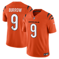 Cincinnati Bengals Joe Burrow Nike Orange Alternate Vapor F.U.S.E. Stitched Limited Jersey