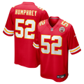 Kansas City Chiefs Creed Humphrey Nike Red Game Jersey
