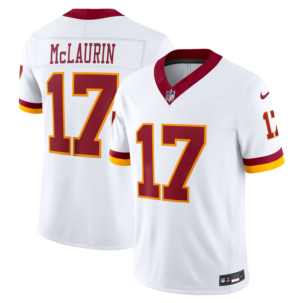 Washington Commanders Terry McLaurin Nike White Vapor F.U.S.E. Stitched Limited Jersey