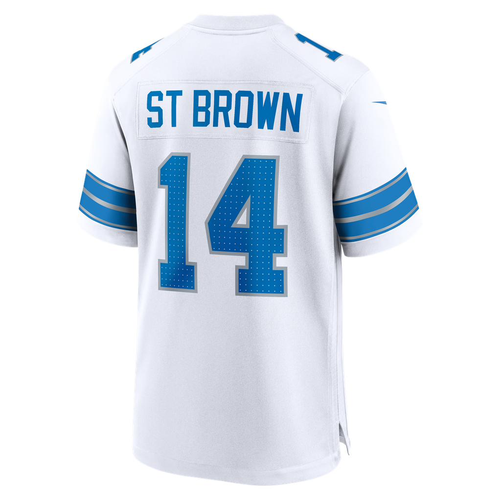 Detroit Lions Amon-Ra St. Brown Nike Black 2nd Alternate Game Jersey