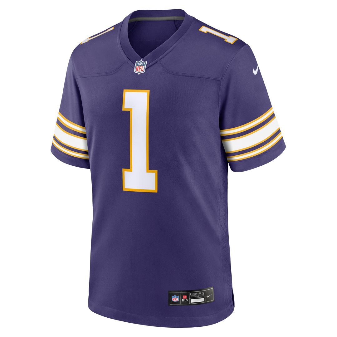 Minnesota Vikings Warren Moon Nike Purple Retired Player Alternate Game Jersey