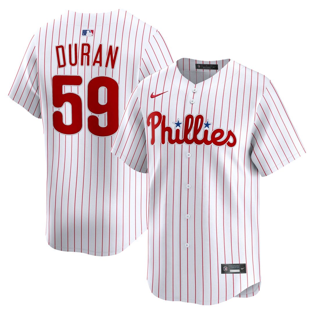 Philadelphia Phillies Jhoan Duran Nike Light Blue Alternate Limited Player Jersey
