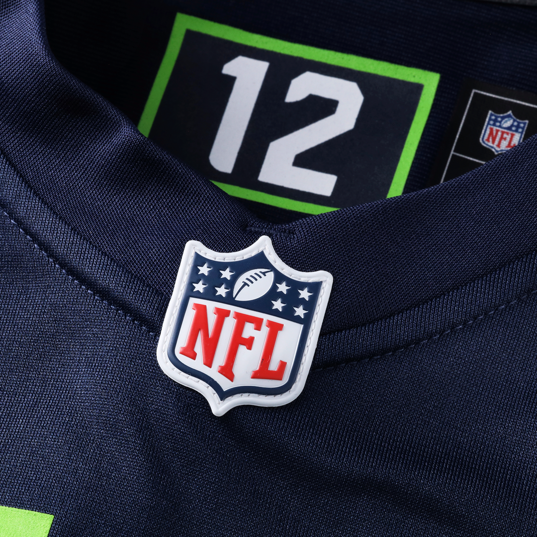 Seattle Seahawks Ricky White Nike College Navy Team Game Jersey