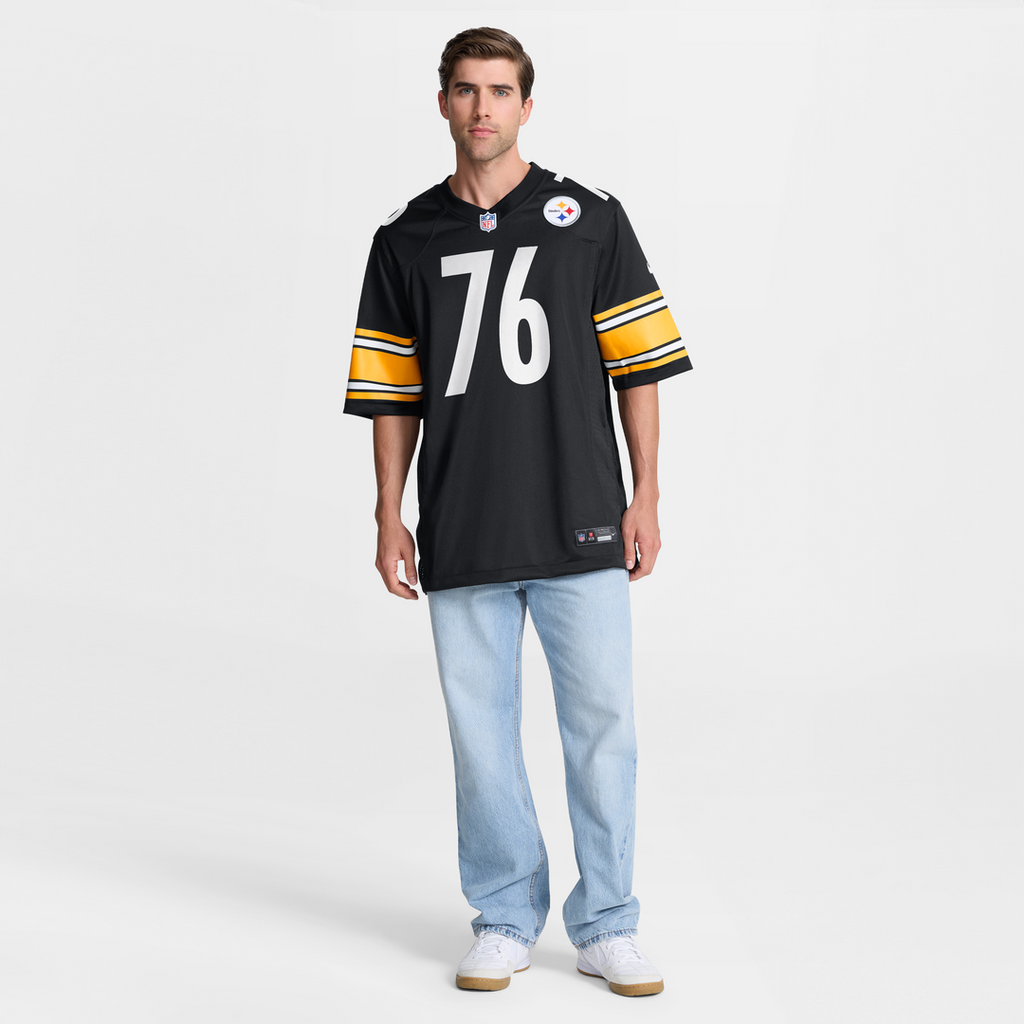Pittsburgh Steelers Troy Fautanu Nike Black Player Game Jersey