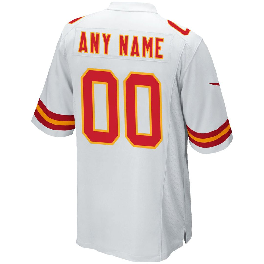 Kansas City Chiefs Nike Red Custom Game Jersey