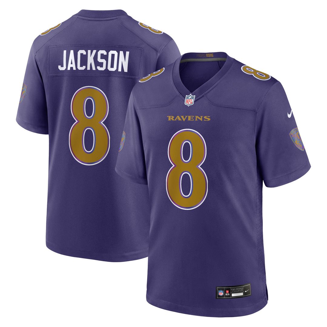 Baltimore Ravens Lamar Jackson Nike Black Alternate Game Jersey