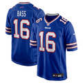Buffalo Bills Tyler Bass Nike Royal Team Game Jersey