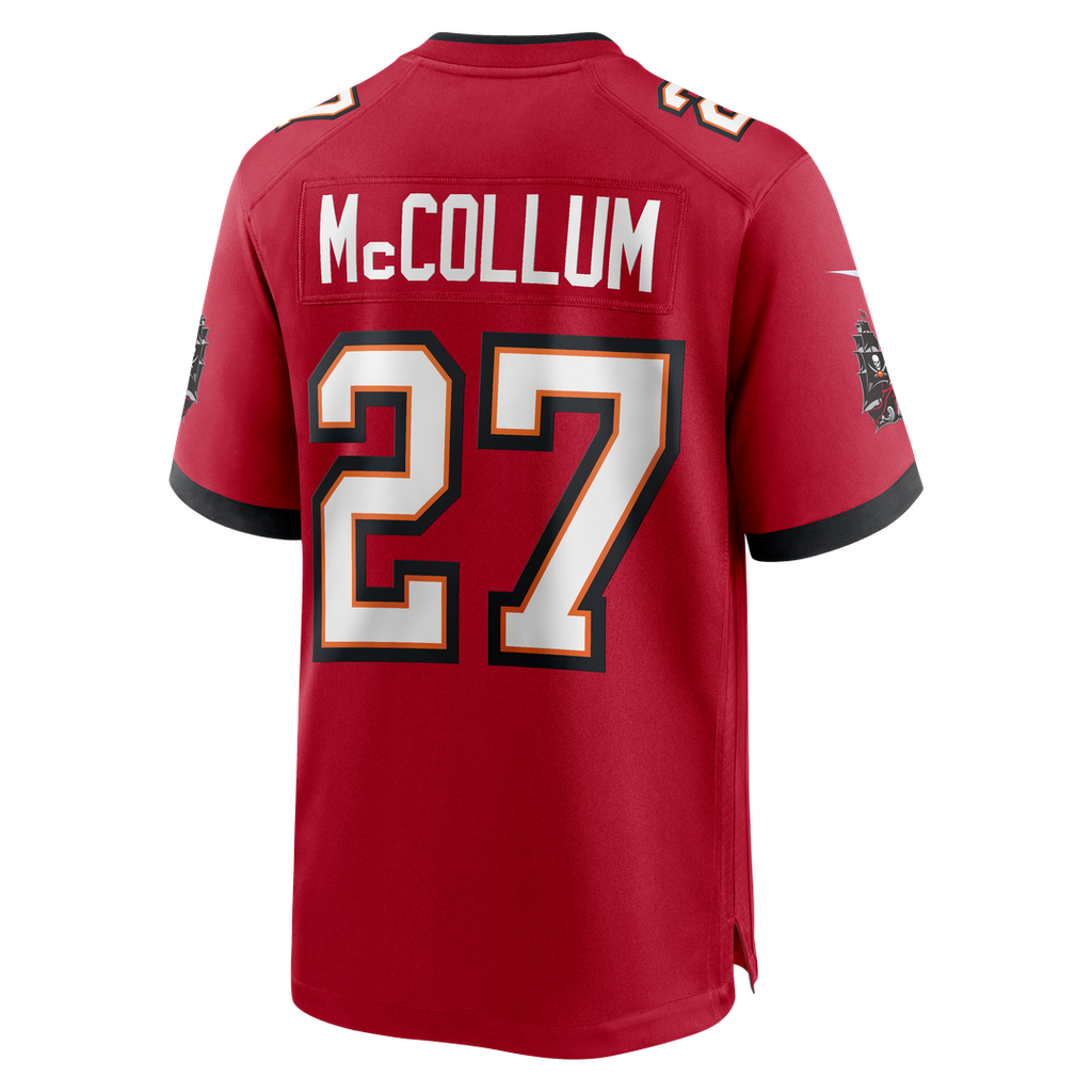 Tampa Bay Buccaneers Zyon McCollum Nike Red Game Player Jersey