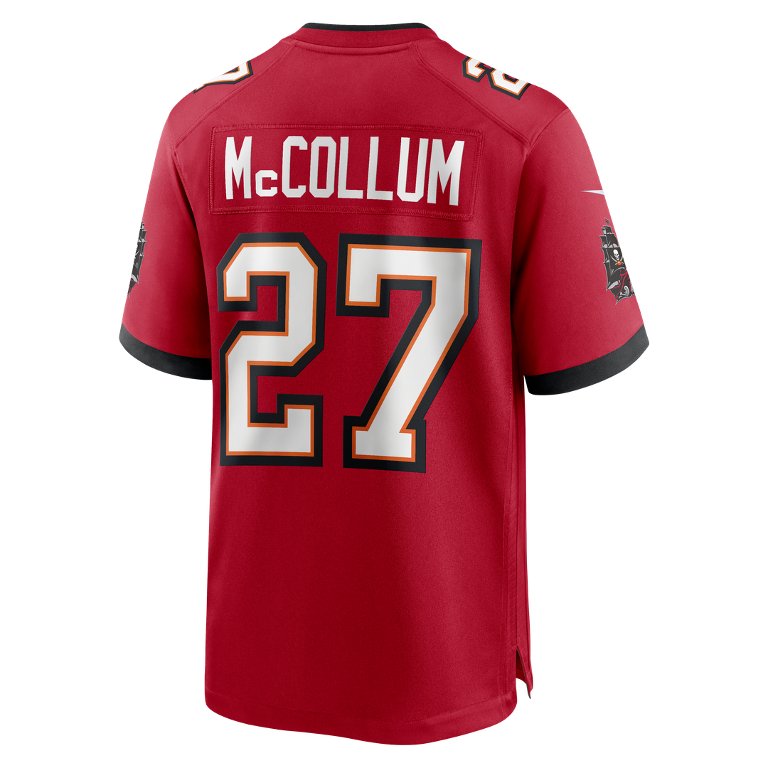 Tampa Bay Buccaneers Zyon McCollum Nike Red Game Player Jersey