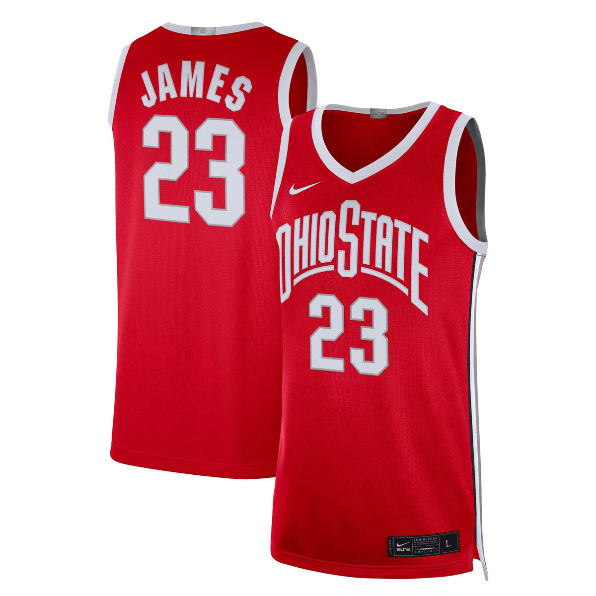 NCAA Ohio College Basketball Jersey - Lebron James