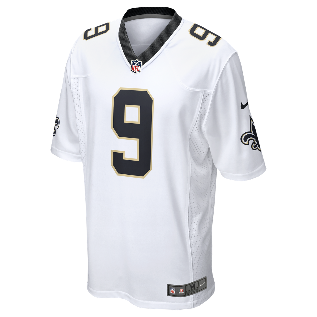 New Orleans Saints Drew Brees Nike White Game Jersey