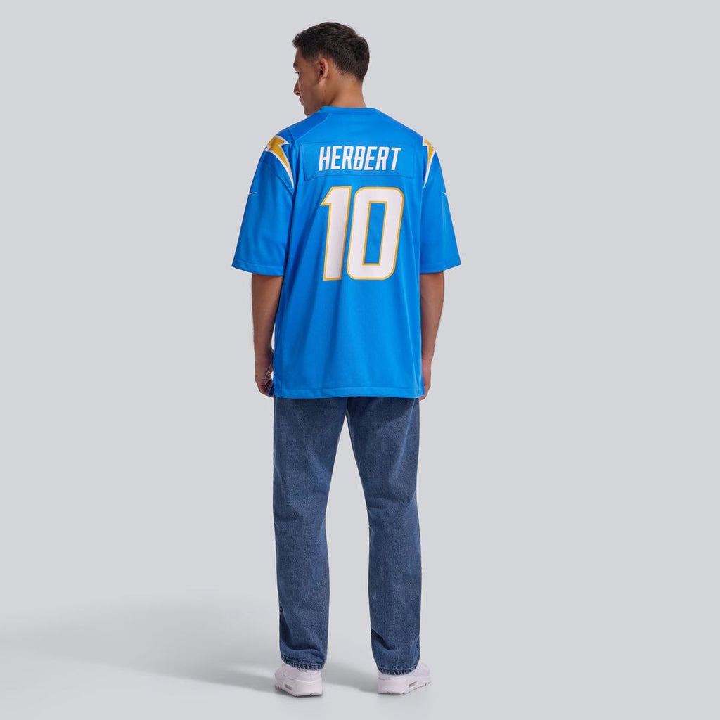 Los Angeles Chargers Justin Herbert Nike Navy Alternate Super Chargers Game Player Jersey