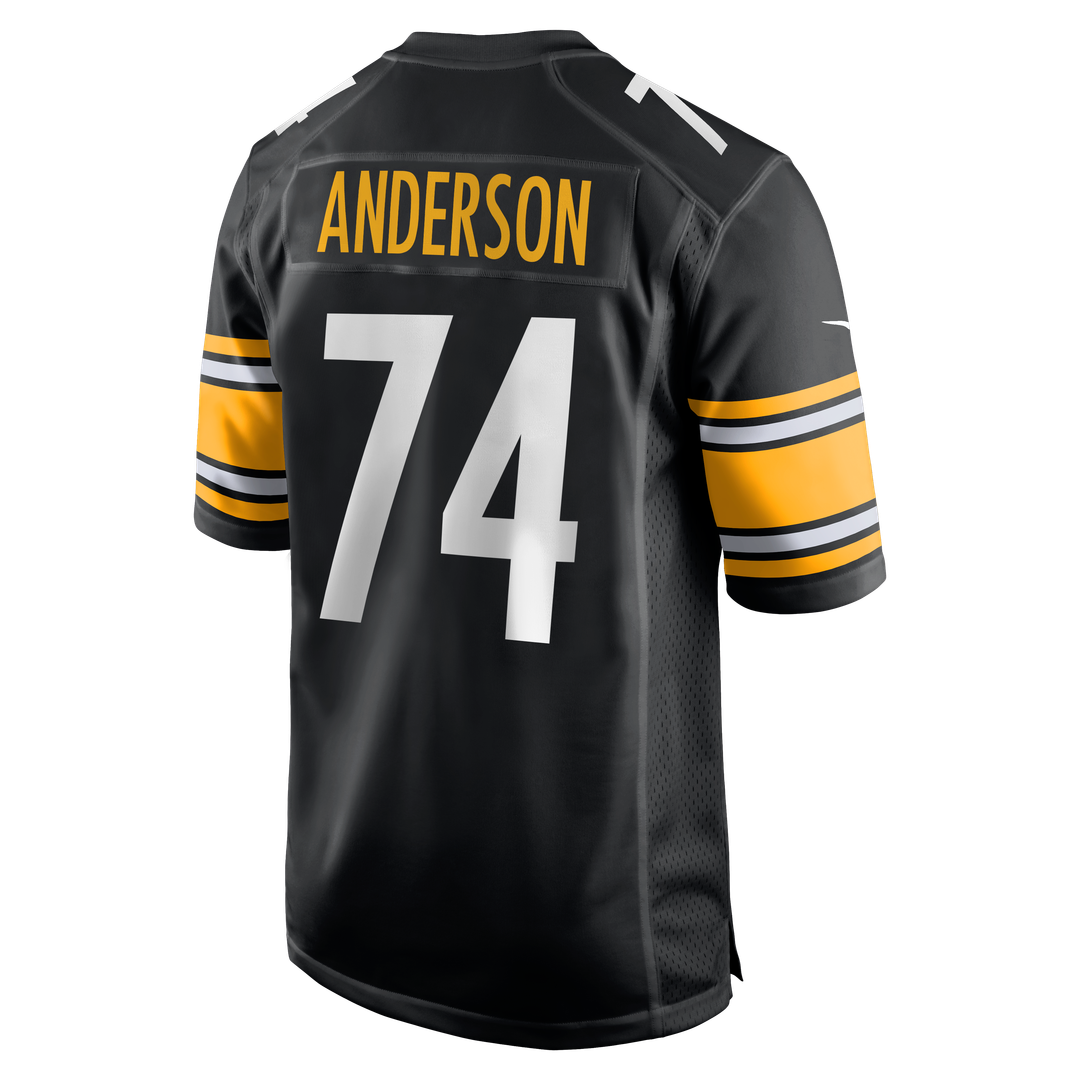 Pittsburgh Steelers Spencer Anderson Nike Black Game Jersey