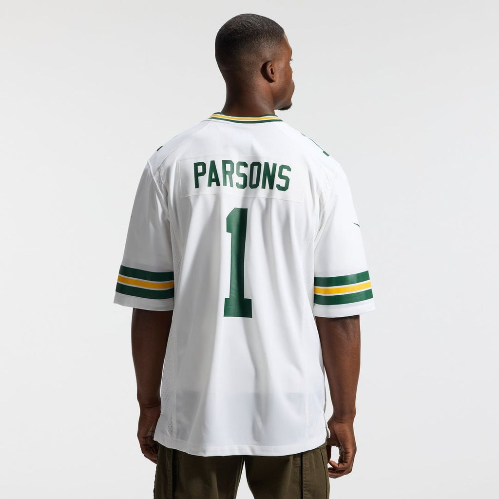 Green Bay Packers Micah Parsons Nike White Game Player Jersey