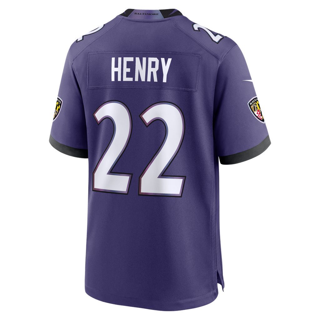 Baltimore Ravens Derrick Henry Nike Purple Team Game Jersey