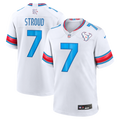 Houston Texans C.J. Stroud Nike White 2026 Rivalries Collection Game Jersey