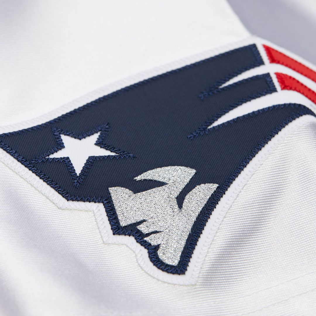 New England Patriots Tom Brady Mitchell & Ness Navy Super Bowl XXXVI Authentic Throwback Jersey