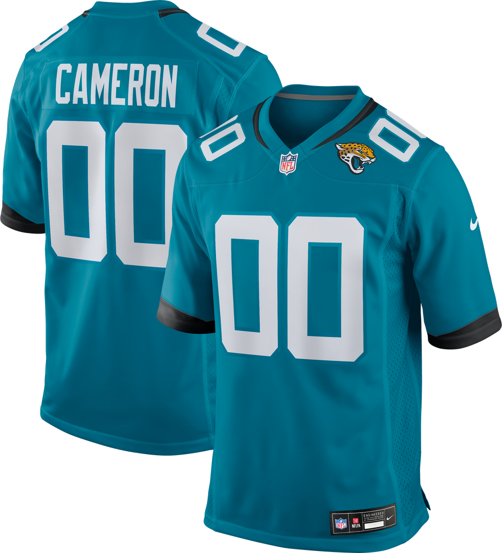 Jacksonville Jaguars Josh Cameron Nike Teal Game Jersey